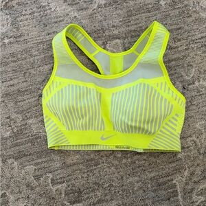 Nike Women's Vibrant Yellow Sports Bra